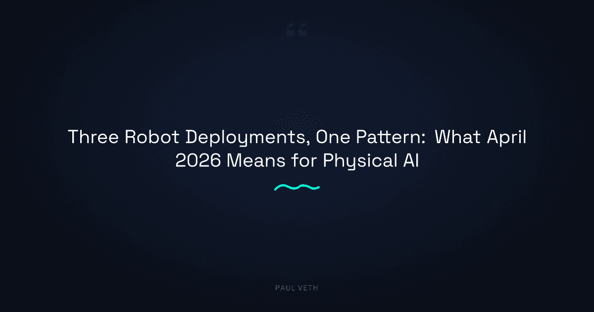 Field Robotics Advances: What Recent Deployments Mean for Physical AI