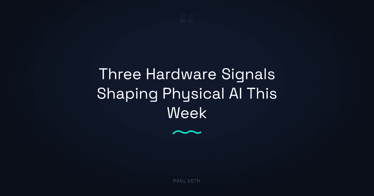 Physical AI Hardware Trends May 2026: Motors, Endurance, and Grip